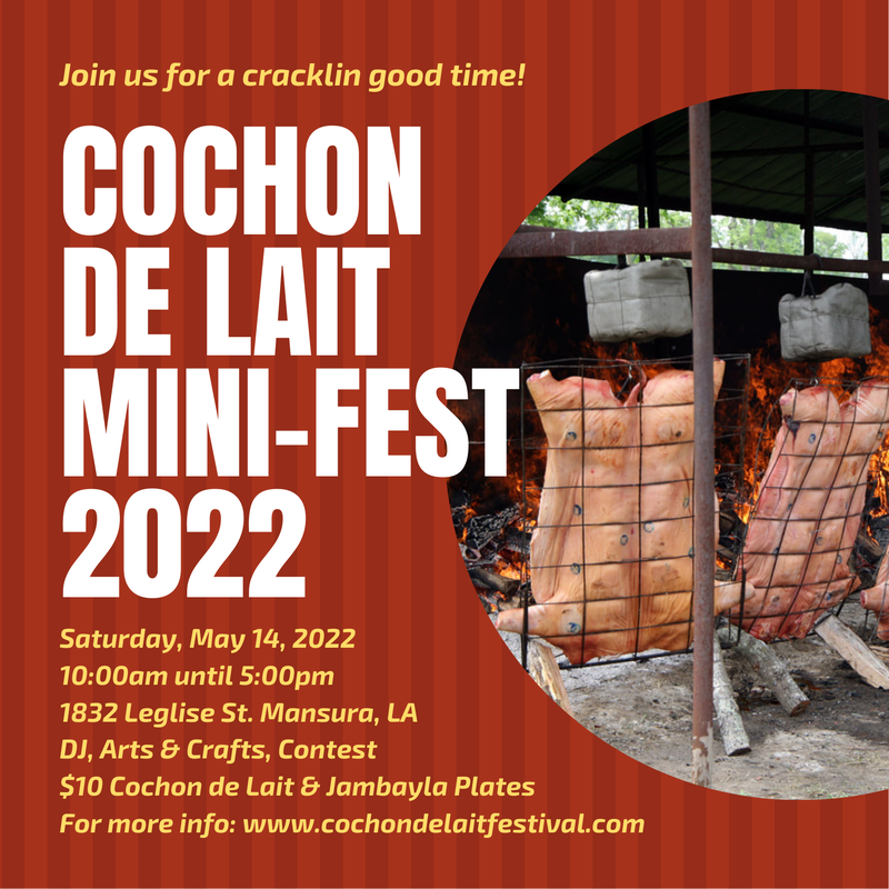 Cochon De Lait Festival in Mansura, Louisiana Home